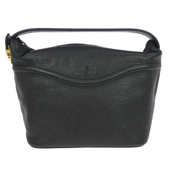 Yves Saint Laurent Handbags - Yves Saint Laurent Black Leather Handbag 136228
